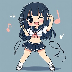 漫蛙漫画人气角色热血格斗拳手圆形头像